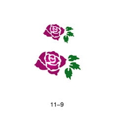 Glitter tattoo stencil Fengda 11-09