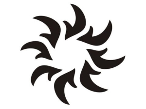 Airbrush tattoo stencil V005