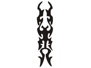 Airbrush tattoo stencil V076