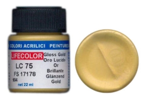 LifeColor LC75 basic gloss gold