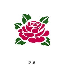 Glitter tattoo stencil Fengda 12-08