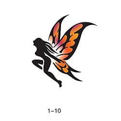 Glitter tattoo stencil Fengda 01-10